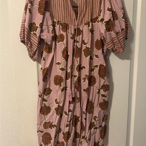 Knox Rose Mauve Floral Mini Dress